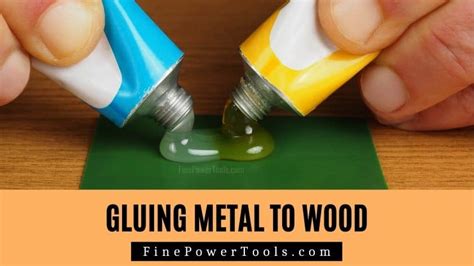 how to glue sheet metal to wood|how to glue wood to metal.